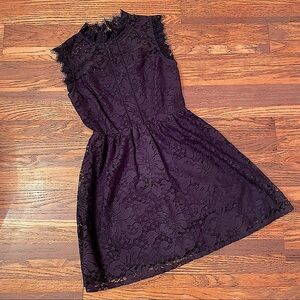 Cute Navy Lace Dress